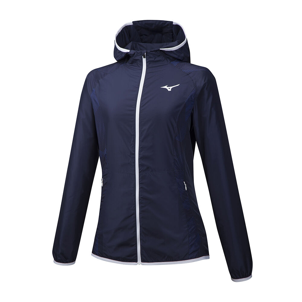 Casaco Mizuno Printed Hoody - Mulher - Roxo - KSORY0152